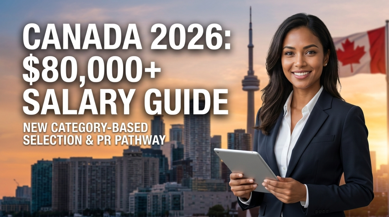 "Canada Work Permit 2026 application guide with passport and visa process"
