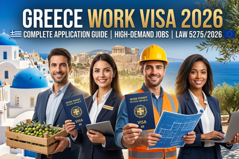Greece Work Visa 2026: Job Categories, Requirements, and Step-by-Step Application Guide